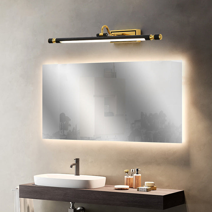Luksusowa Lampa Lustro Czarna-Złota – LumoGold |