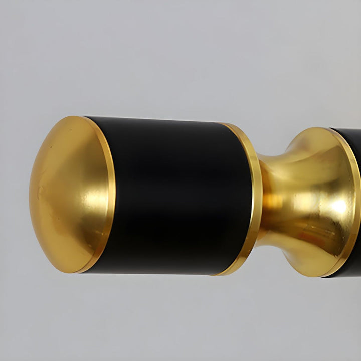 Luksusowa Lampa Lustro Czarna-Złota – LumoGold |