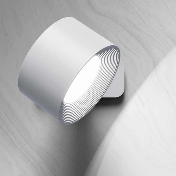 FlexiLamp – Bezprzewodowa, Ładowalna Lampa Ścienna z 360° Obrotem