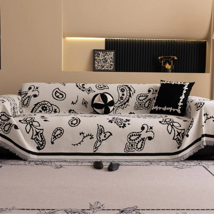 Boho Bloom Miękki Pokrowiec na Sofę