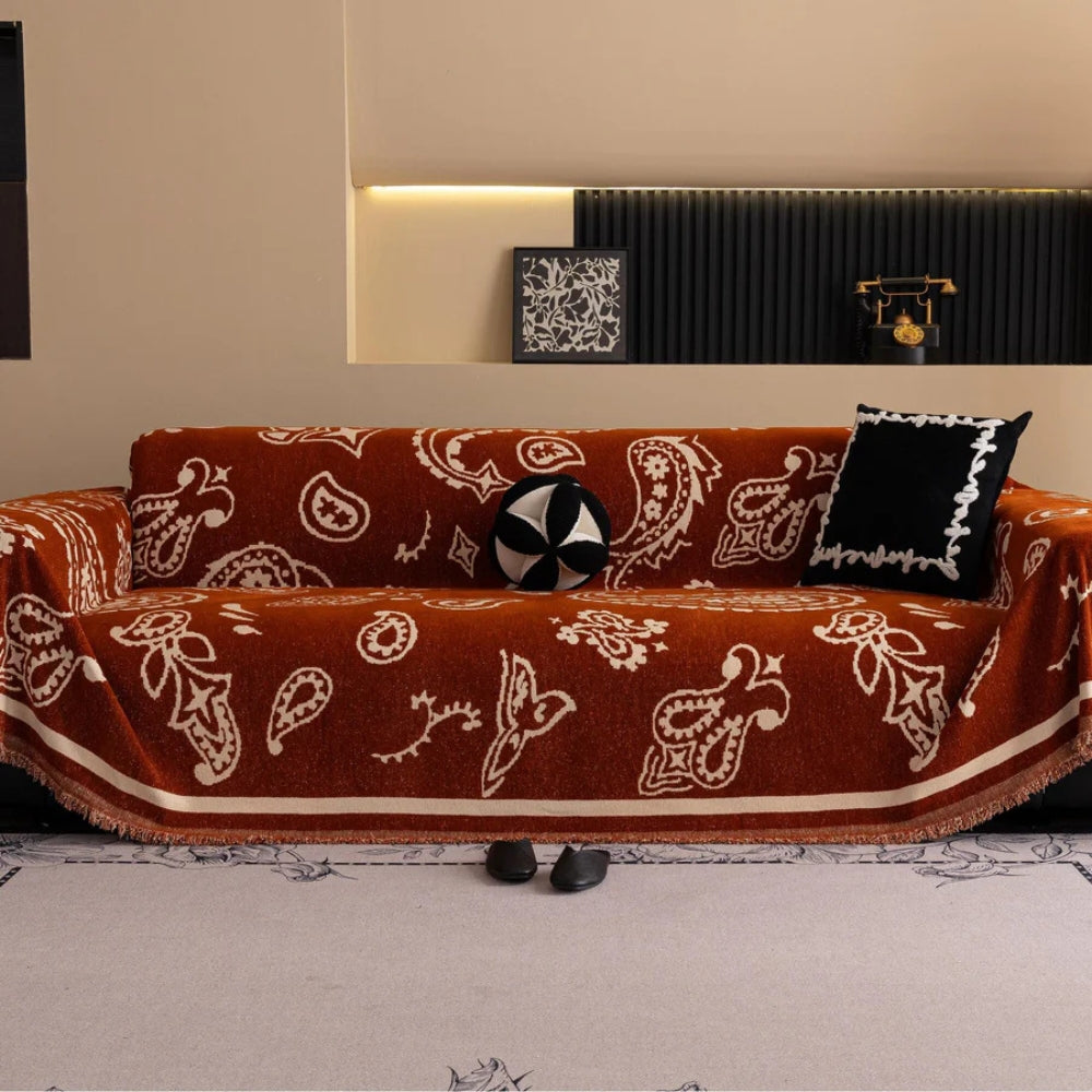 Boho Bloom Miękki Pokrowiec na Sofę