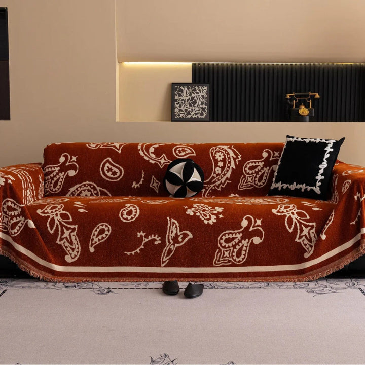 Boho Bloom Miękki Pokrowiec na Sofę