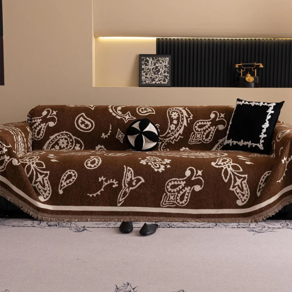 Boho Bloom Miękki Pokrowiec na Sofę