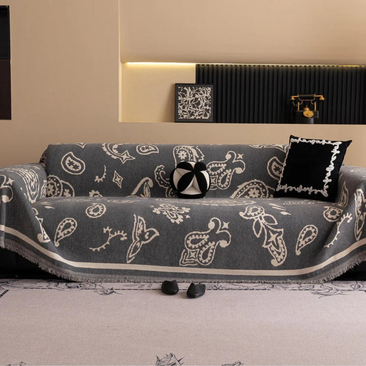 Boho Bloom Miękki Pokrowiec na Sofę