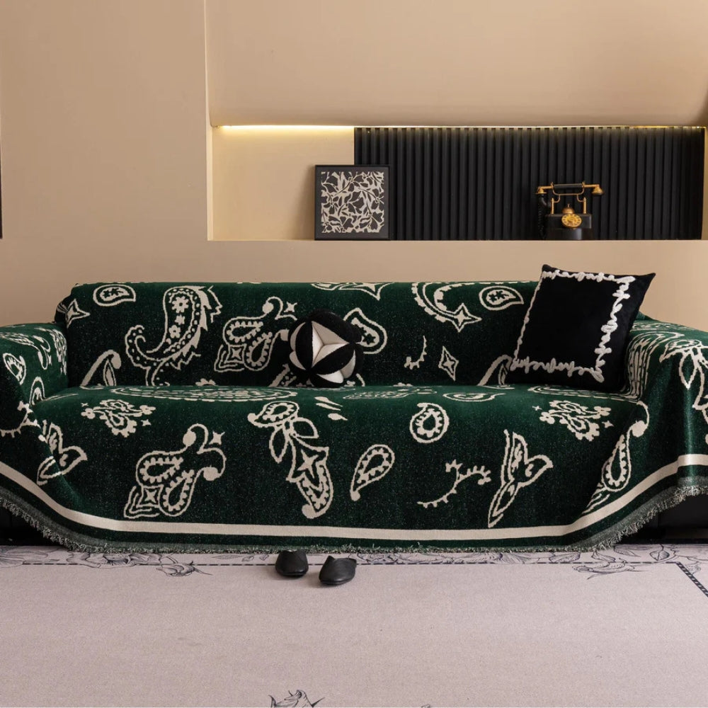 Boho Bloom Miękki Pokrowiec na Sofę