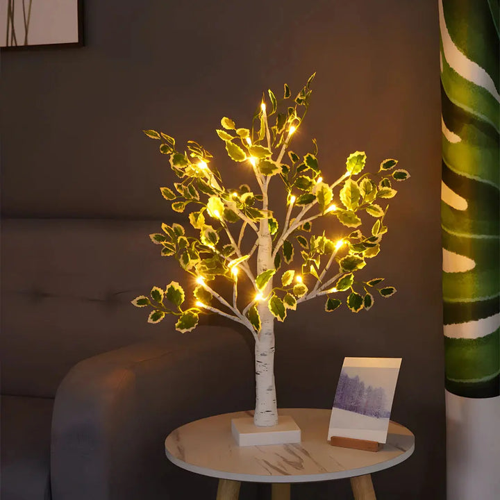Magiczna Lampa Stołowa BrightTree – Elegancki Design Drzewa z Ciepłym Światłem LED
