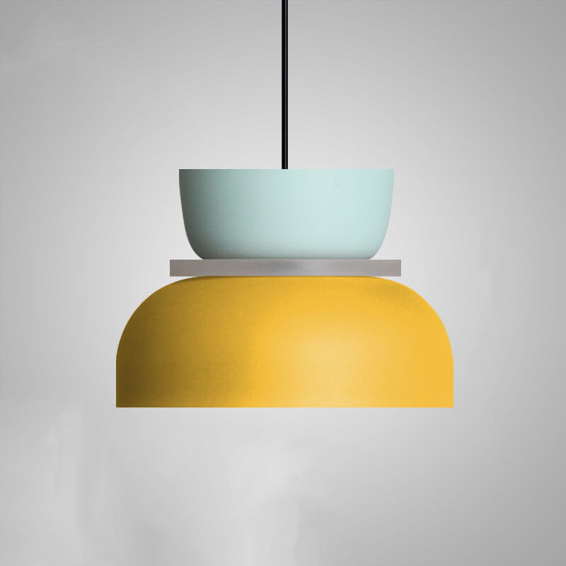 Nordycka kolorowa lampa wisząca LED 1-punktowa Macaron