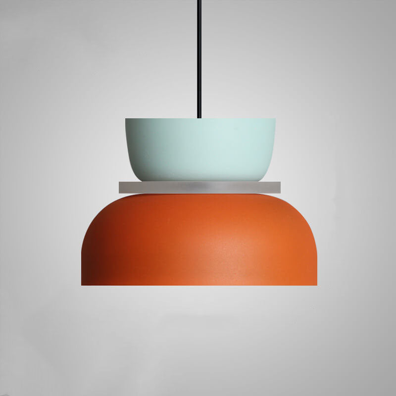 Nordycka kolorowa lampa wisząca LED 1-punktowa Macaron