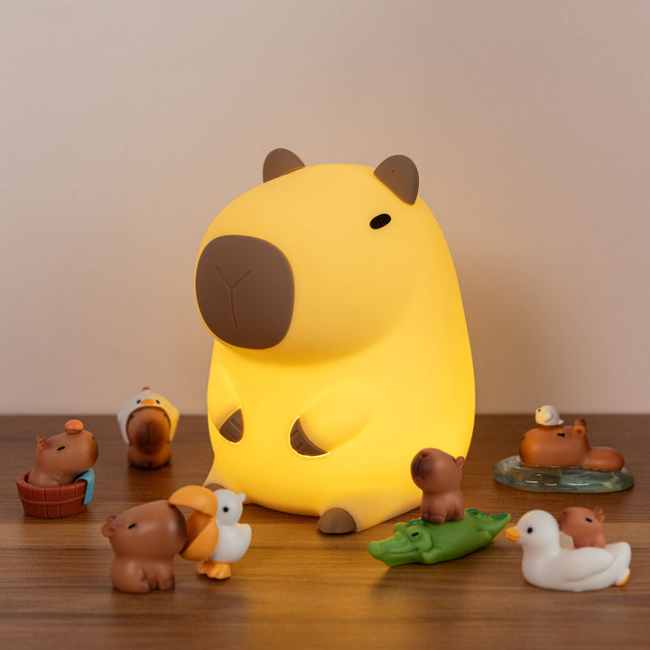 SquishBara | Kapibara Squishy Lampa Nocna Idealny Prezent dla Wszystkich Wieków