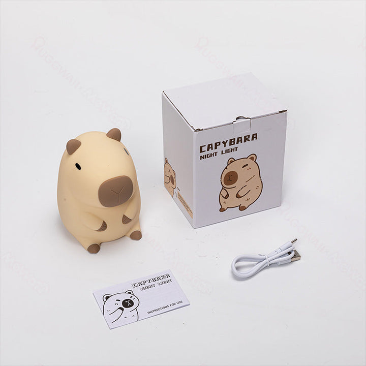 SquishBara | Kapibara Squishy Lampa Nocna Idealny Prezent dla Wszystkich Wieków