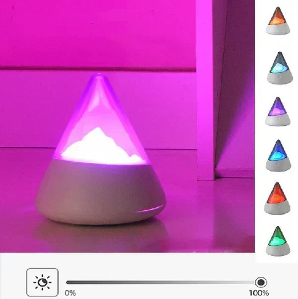 Bezprzewodowa LED Lampa Nocna Iceberg – Nowoczesny Design dla Relaksującego Oświetlenia