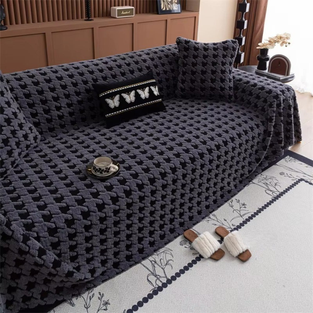 Pokrowiec na Sofę Cavalli w Kratę Houndstooth