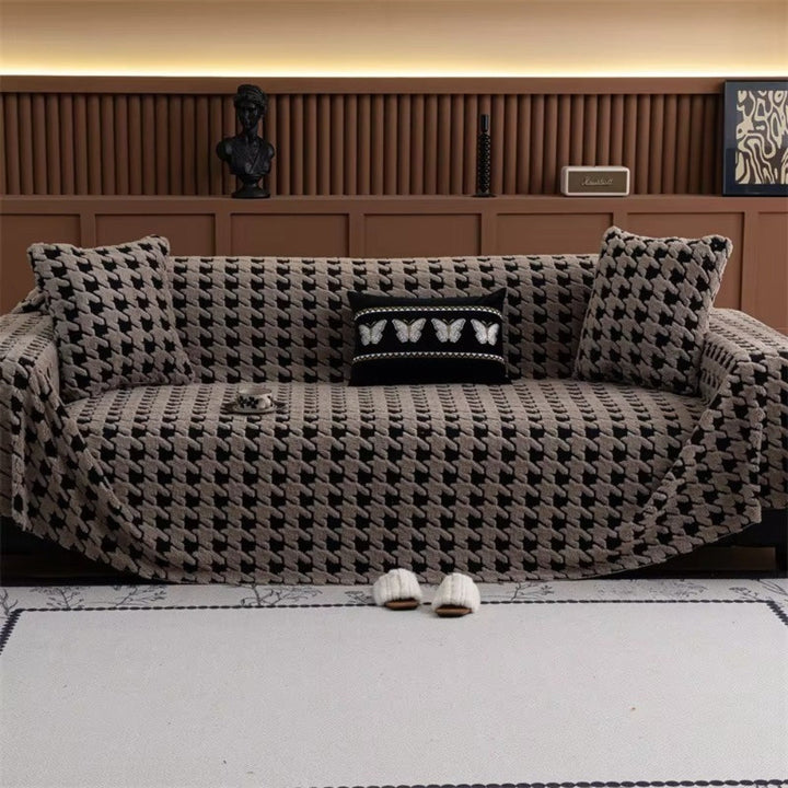 Pokrowiec na Sofę Cavalli w Kratę Houndstooth