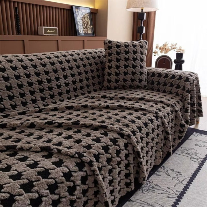 Pokrowiec na Sofę Cavalli w Kratę Houndstooth