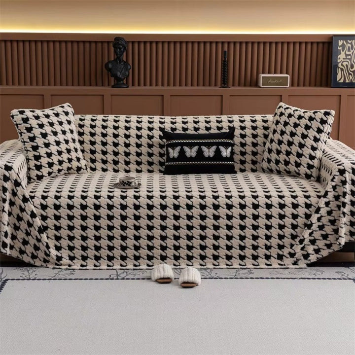 Pokrowiec na Sofę Cavalli w Kratę Houndstooth