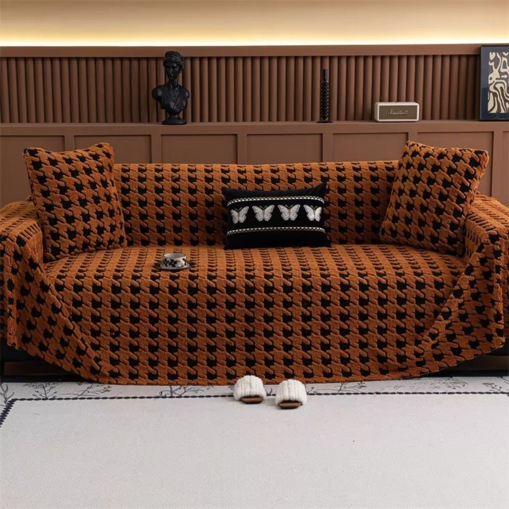 Pokrowiec na Sofę Cavalli w Kratę Houndstooth