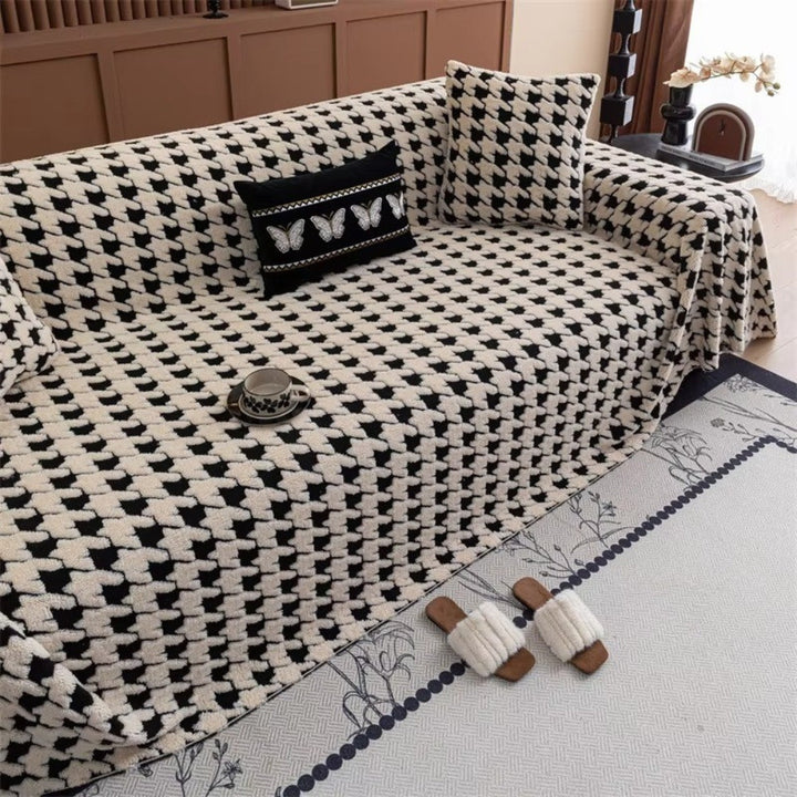 Pokrowiec na Sofę Cavalli w Kratę Houndstooth