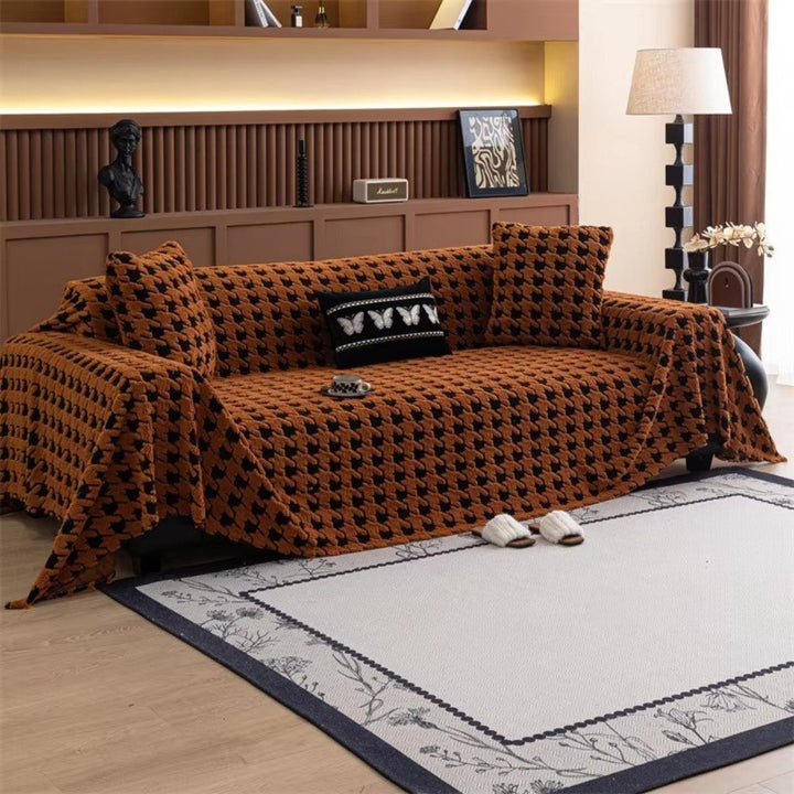 Pokrowiec na Sofę Cavalli w Kratę Houndstooth