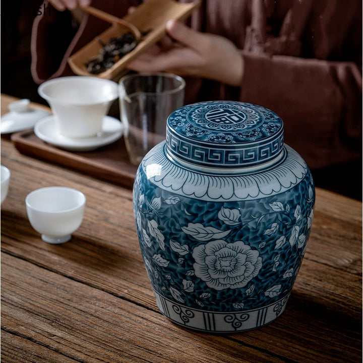 Ceramiczny szczelny pojemnik na herbatę, pudełko na herbatę, pojemnik do przechowywania herbaty, butelka do przechowywania herbaty, organizer na herbatę, słoik na herbatę, puszki na herbatę