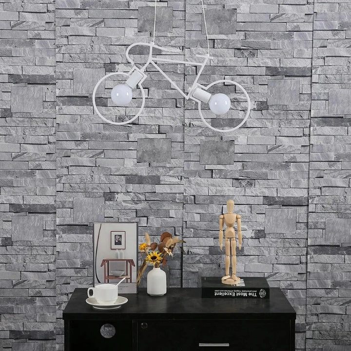 BikeGlow - Lampa Wisząca LED w Kształcie Roweru