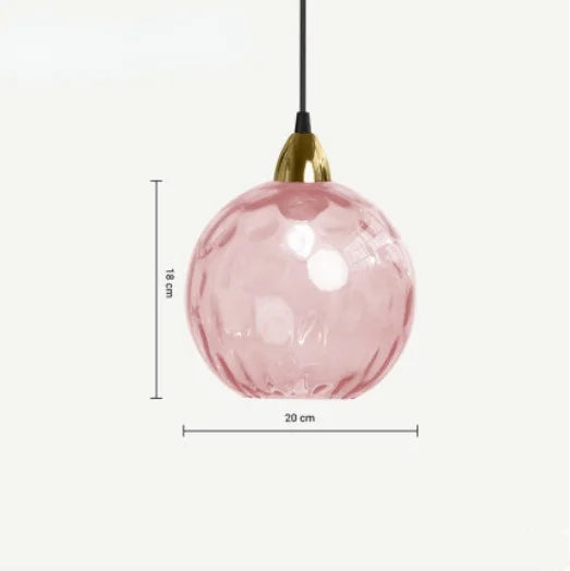 HelderBol - Szklana kula lampa wisząca