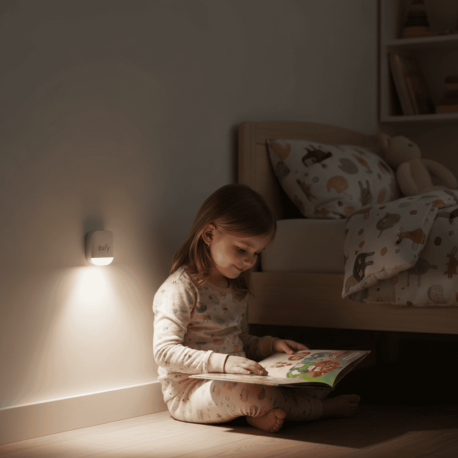 Energooszczędne nocne lampki z czujnikiem (6 sztuk)