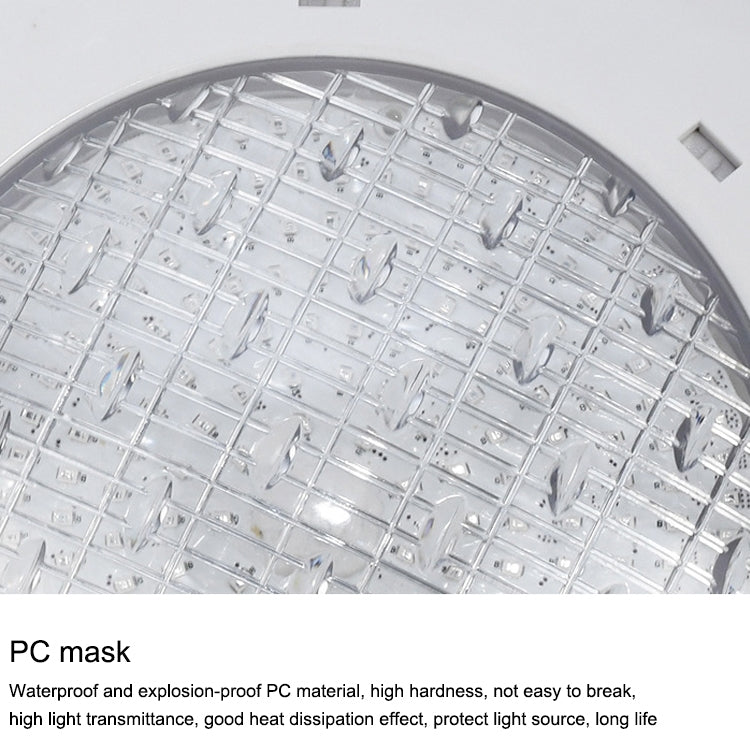 18x3W lampa ścienna z ABS do basenu, światło podwodne (Biała)