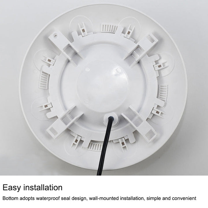 18x3W lampa ścienna z ABS do basenu, światło podwodne (Biała)
