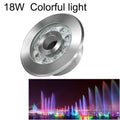 18W Kolorowa lampa LED do fontann podwodnych ze stali nierdzewnej (kolorowa)