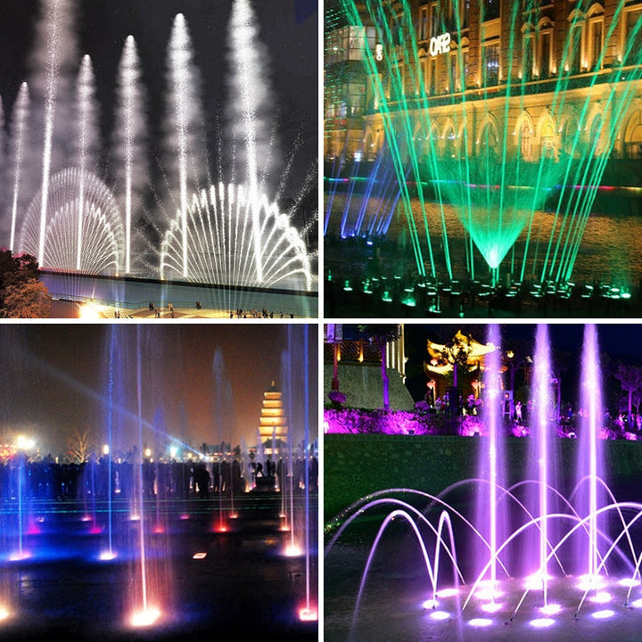9W Quadrat Park Landscape LED Podwodne Światło Basenowe (Ciepłe Białe Światło)