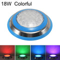 18W LED Stalowa Lampa Ścienna do Basenu Montowana na Ścianie (kolorowe światło)