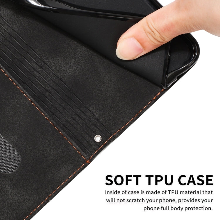 Etui skórzane Dream Triangle na telefon iPhone 13 Pro Max z paskiem na ramię (Czarny)