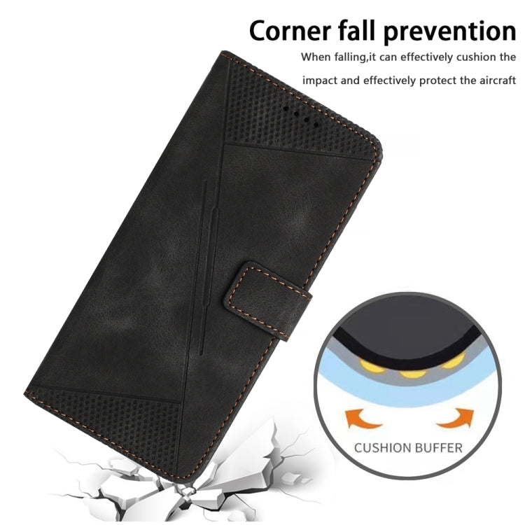 Etui skórzane Dream Triangle na telefon iPhone 13 Pro Max z paskiem na ramię (Czarny)