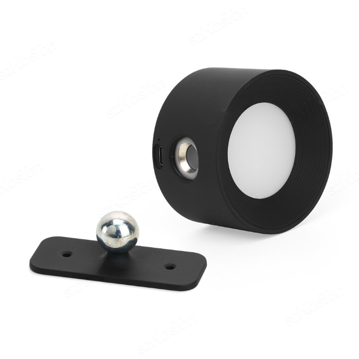 Lampa Ścienna Spotlight Bezprzewodowa - Obrót 360°, Przyciemniana, Ładowalna