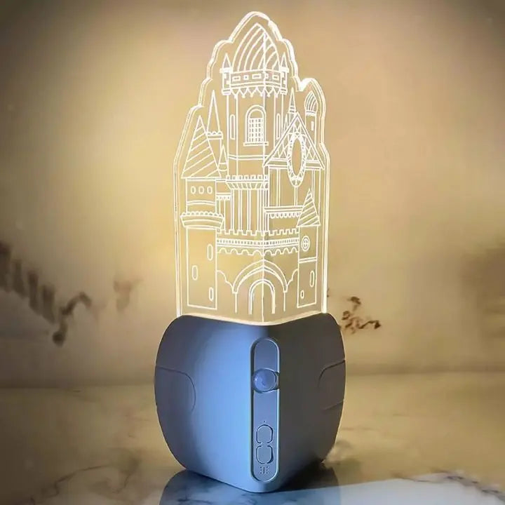 Nocna Lampa Kątowa z Czujnikiem Ruchu – Bezprzewodowe Światło LED z Ochroną przed Uderzeniami