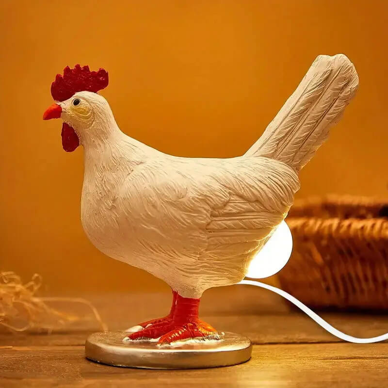 Lampa nocna w kształcie jajka
