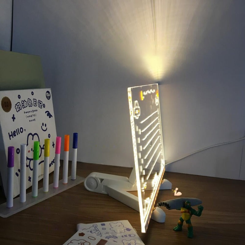 Tablica LED dla dzieci z kolorami