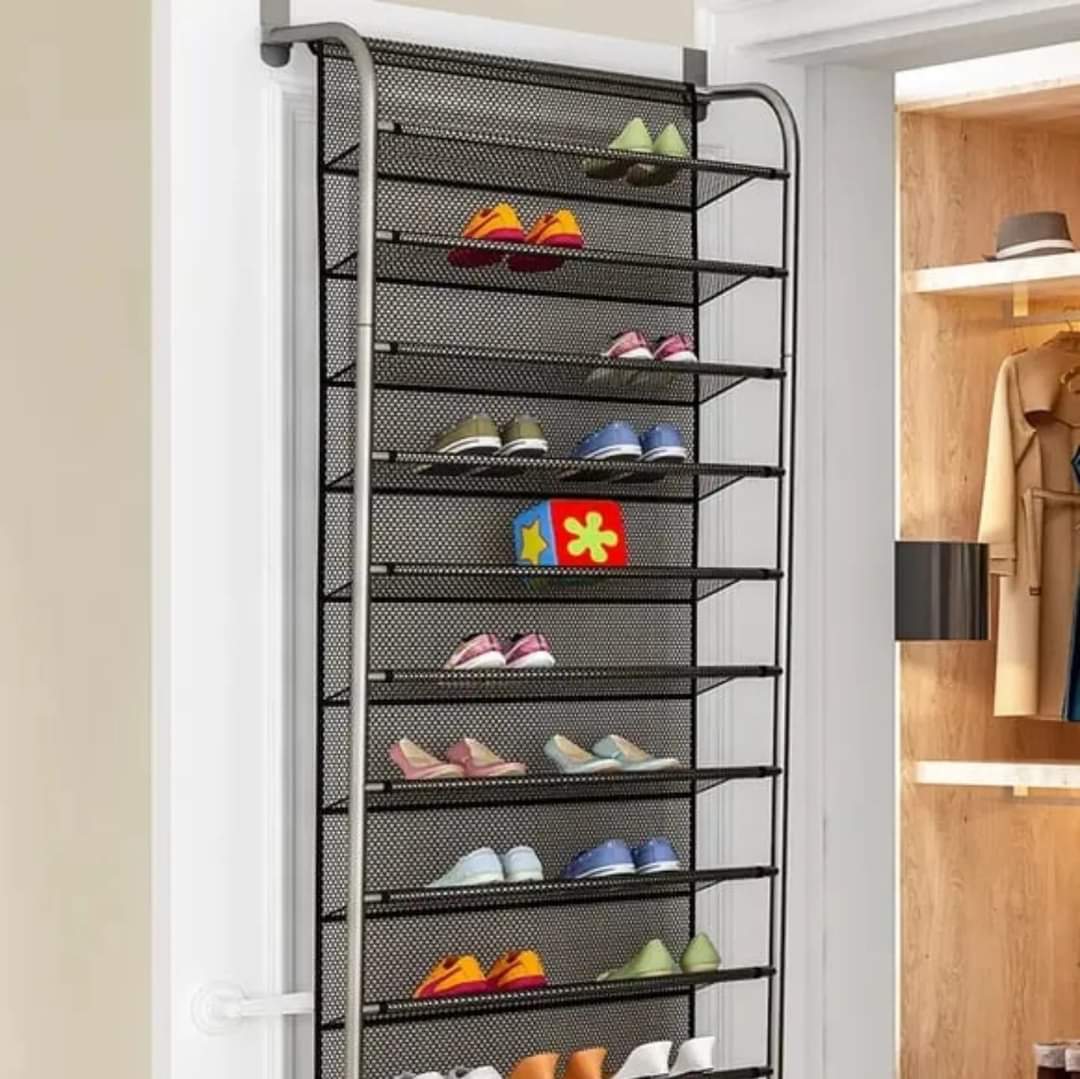 10-poziomowy organizer na buty na drzwi