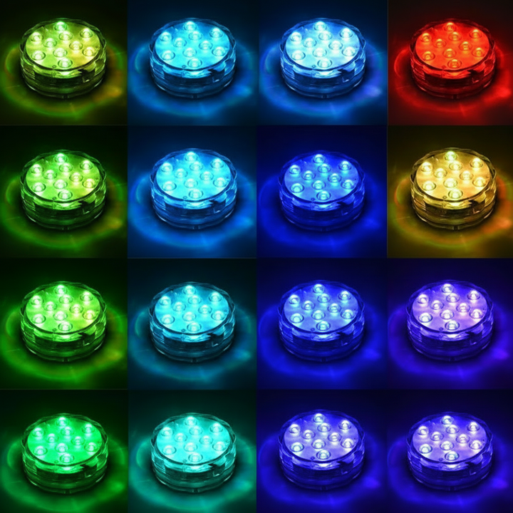Zdalnie sterowana wodoodporna lampa LED z magnesem