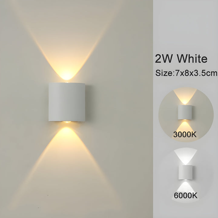 LED lampy ścienne do wnętrz i na zewnątrz