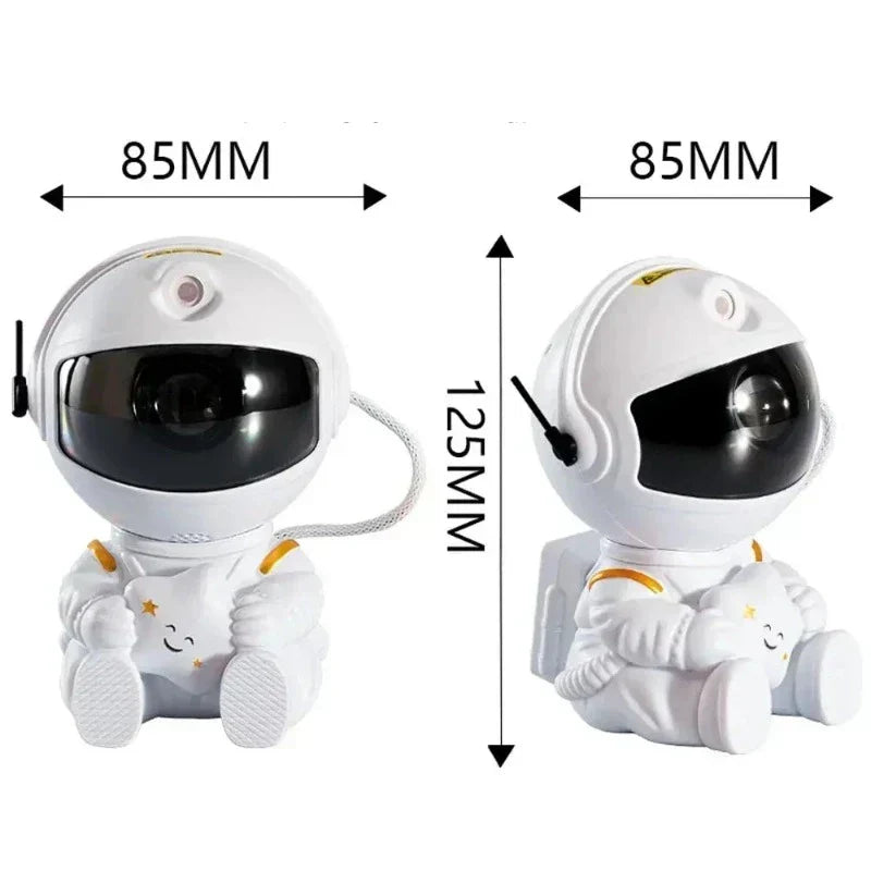 Lampa Projektor Galaktycznego Nocnego Nieba - Astronauta LED do Sypialni |
