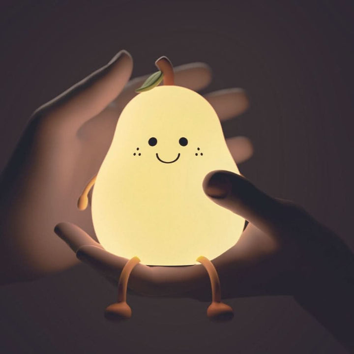 GlowPear Akumulatorowa Silikonowa Lampa Nocna dla Dzieci