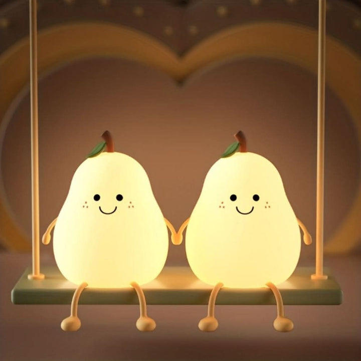 GlowPear Akumulatorowa Silikonowa Lampa Nocna dla Dzieci