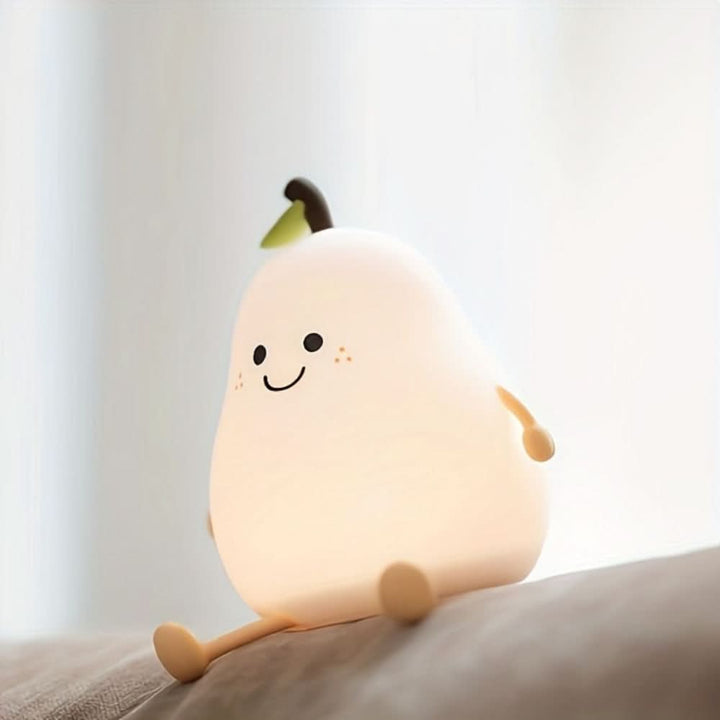 GlowPear Akumulatorowa Silikonowa Lampa Nocna dla Dzieci