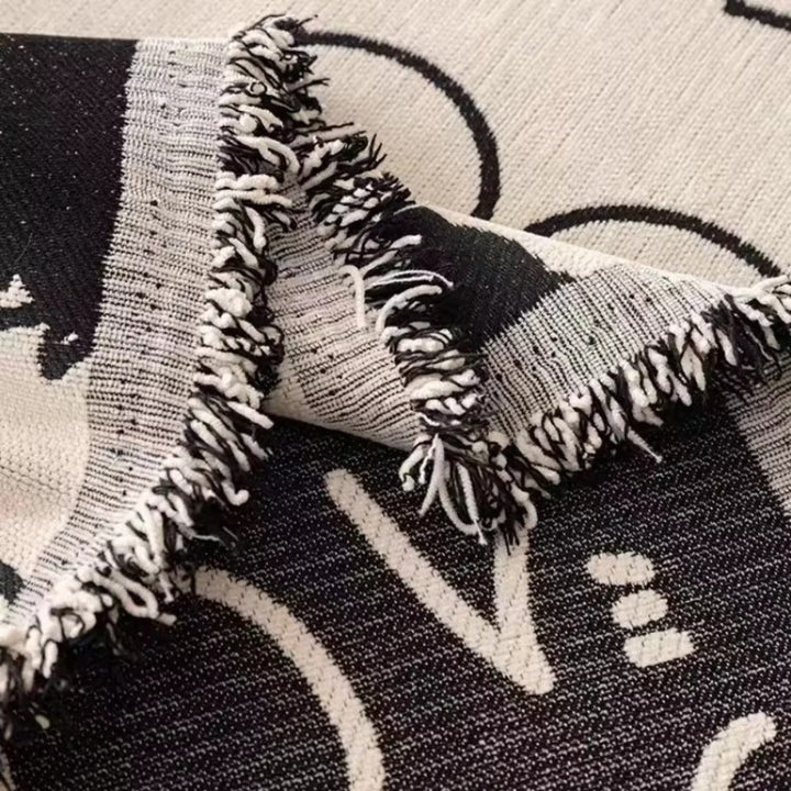 Pokrowiec na Sofę Chenille z Gremlinem w Stylu Kreskówkowym