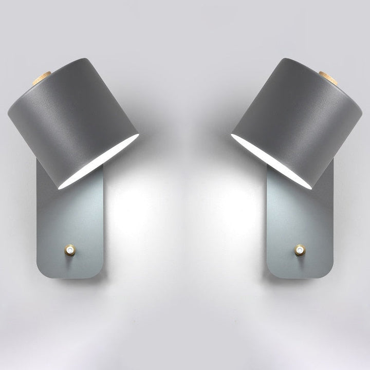 Nowoczesne lampy ścienne LED z włącznikiem do wnętrz