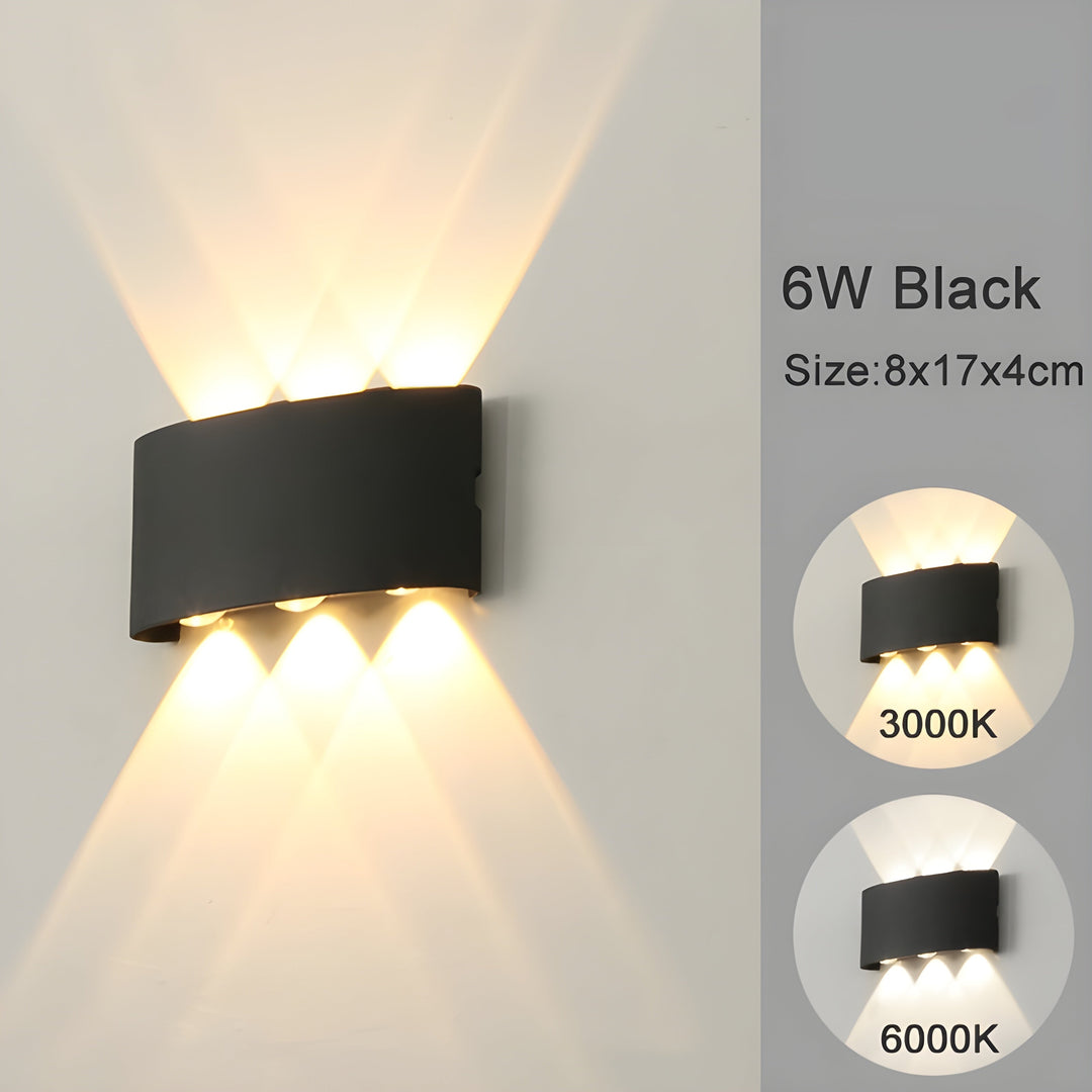 LED lampy ścienne do wnętrz i na zewnątrz