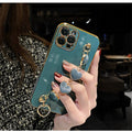 Etui iPhone w Kształcie Serca z Cennych Metali