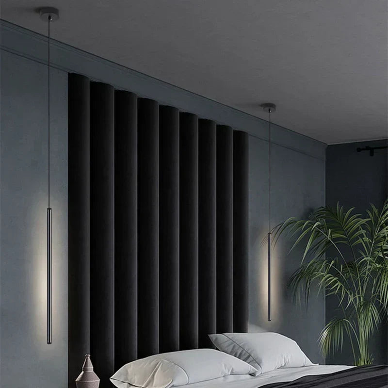 Nordycka Lampa Wisząca LED: Minimalistyczny design z kreatywnymi liniami, idealna do sypialni, jadalni