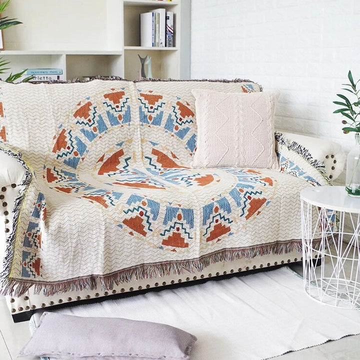 Vintage Pumpkin Sofa Cover anket |